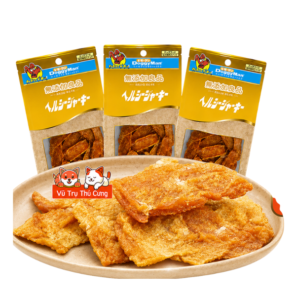 Snack Cho Chó Miếng gà sấy DoggyMan Nhật Bản 90g