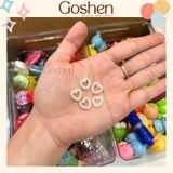  Charm Nhựa Ngọc Trang Trí Handmade Nhiều Hình Trái Tim, Bông Tuyết, Ngôi Sao 