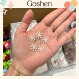  Charm Nhựa Ngọc Trang Trí Handmade Nhiều Hình Trái Tim, Bông Tuyết, Ngôi Sao 