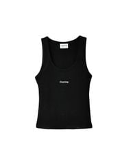 CHACHING RIBBED TANK - ĐEN
