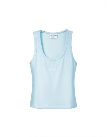 CHACHING RIBBED TANK - XANH PASTEL