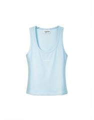 CHACHING RIBBED TANK - XANH PASTEL