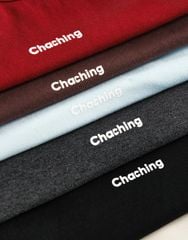 CHACHING RIBBED TANK - XÁM ĐEN