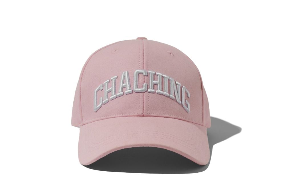 NÓN LƯỠI TRAI THÊU LOGO 3D - HỒNG