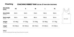 CHACHING RIBBED TANK - ĐỎ ĐẬM