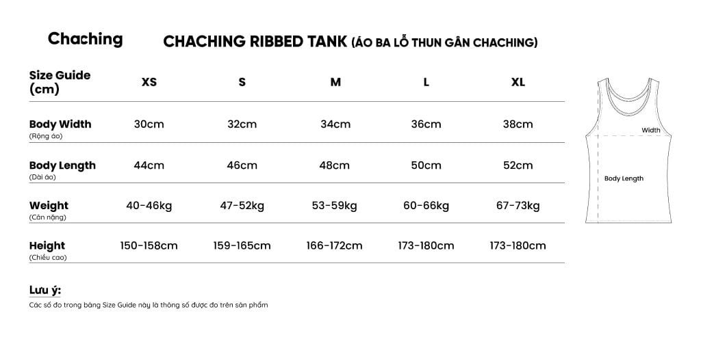 CHACHING RIBBED TANK - XANH PASTEL