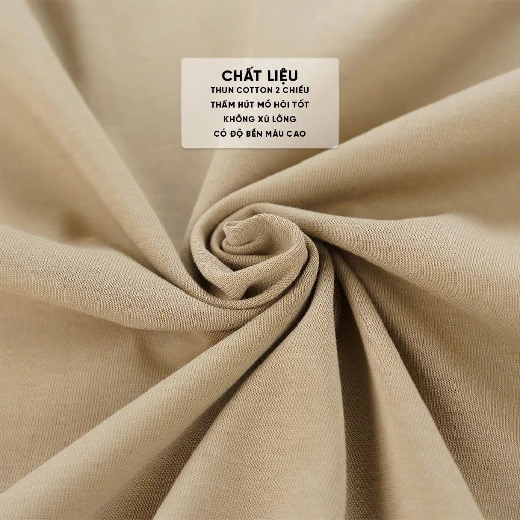 [13 Màu Trendy] Áo Thun Unisex ChaChing, Áo Phông Nam Nữ Form Boxy Cổ Tròn Thêu Logo Vải Thun Cotton Co Giãn 2 Chiều