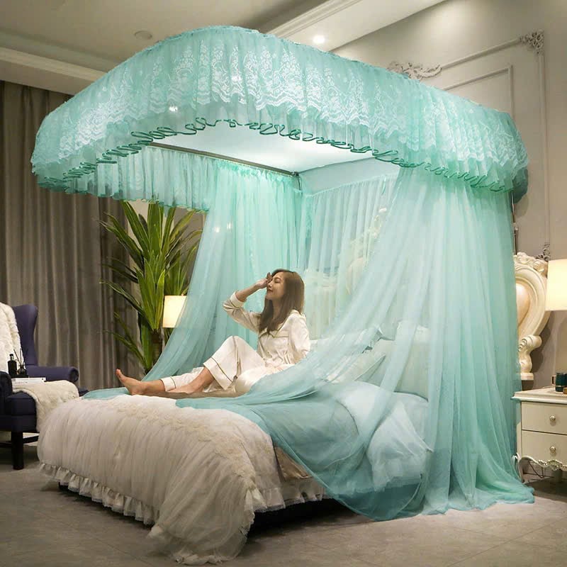 BẢN 2023 Hàng loại   Màn khung  không khoan tường - Mùng ngủ hiện đại không khoan tường