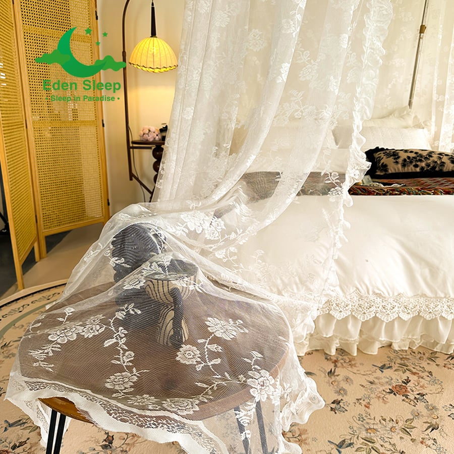 Màn mùng khung  không khoan tường - màn ngủ công chúa,chống muỗi kiểu dáng khách sạn resort