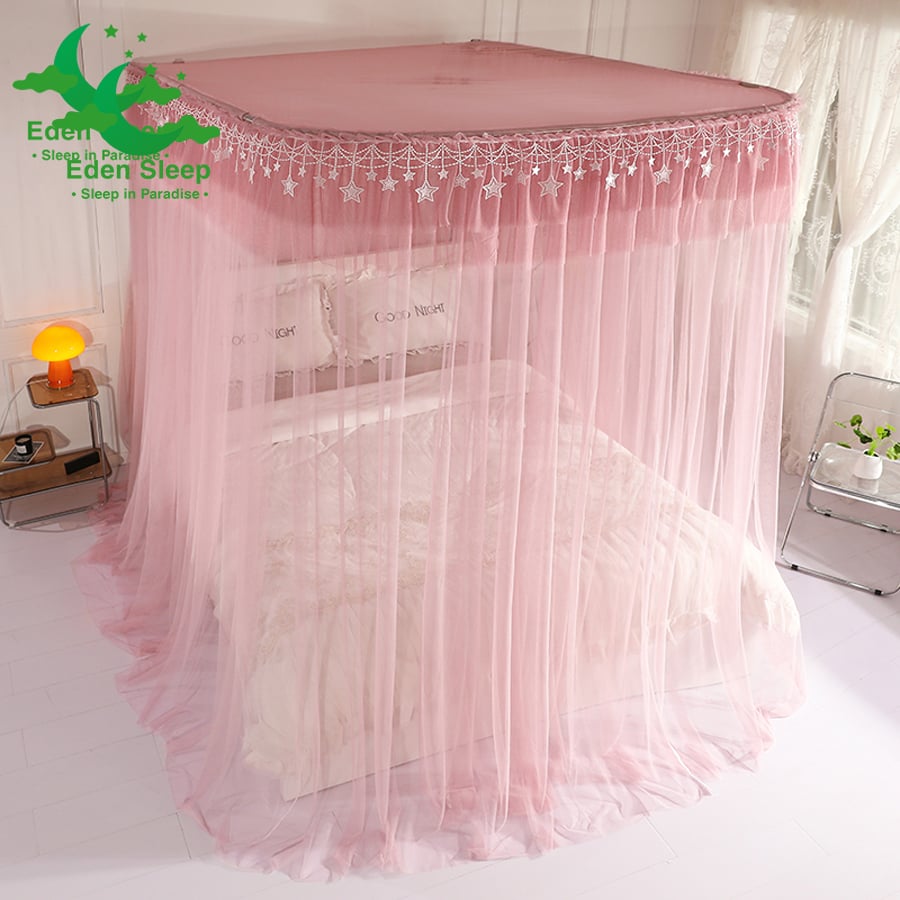 Màn / Mùng nâng hạ chiều cao  khung, thu gọn; 2 cột không khoan tường