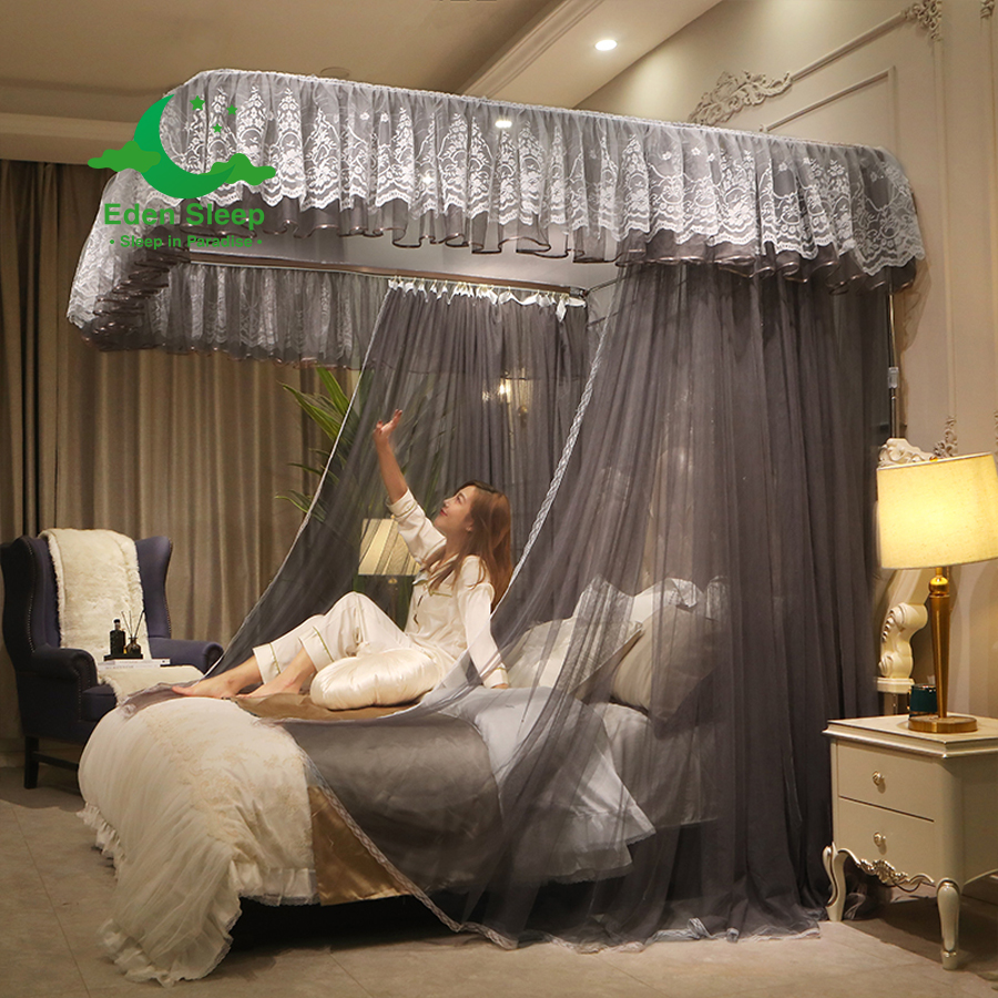 BẢN  2024 Màn/ mùng khung 2 cột không khoan tường