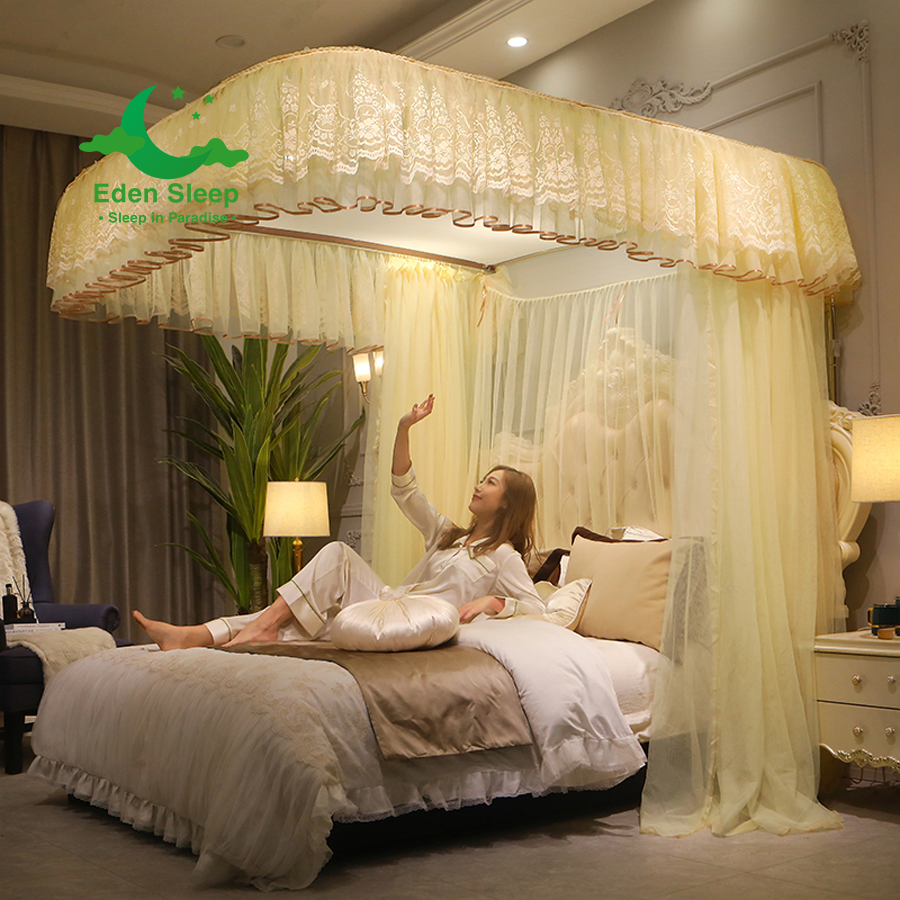 BẢN  2024 Màn/ mùng khung 2 cột không khoan tường