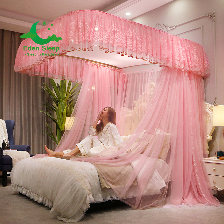 BẢN  2024 Màn/ mùng khung 2 cột không khoan tường