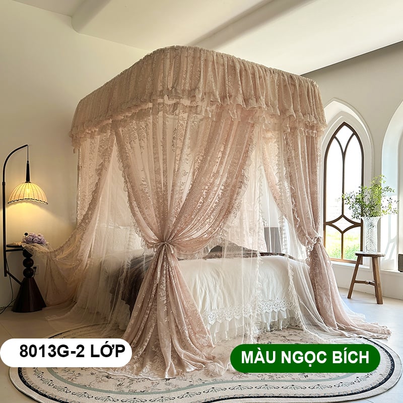 Màn mùng khung  không khoan tường BẢN NÂNG CẤP MỚI 2026 - màn ngủ công chúa,chống muỗi