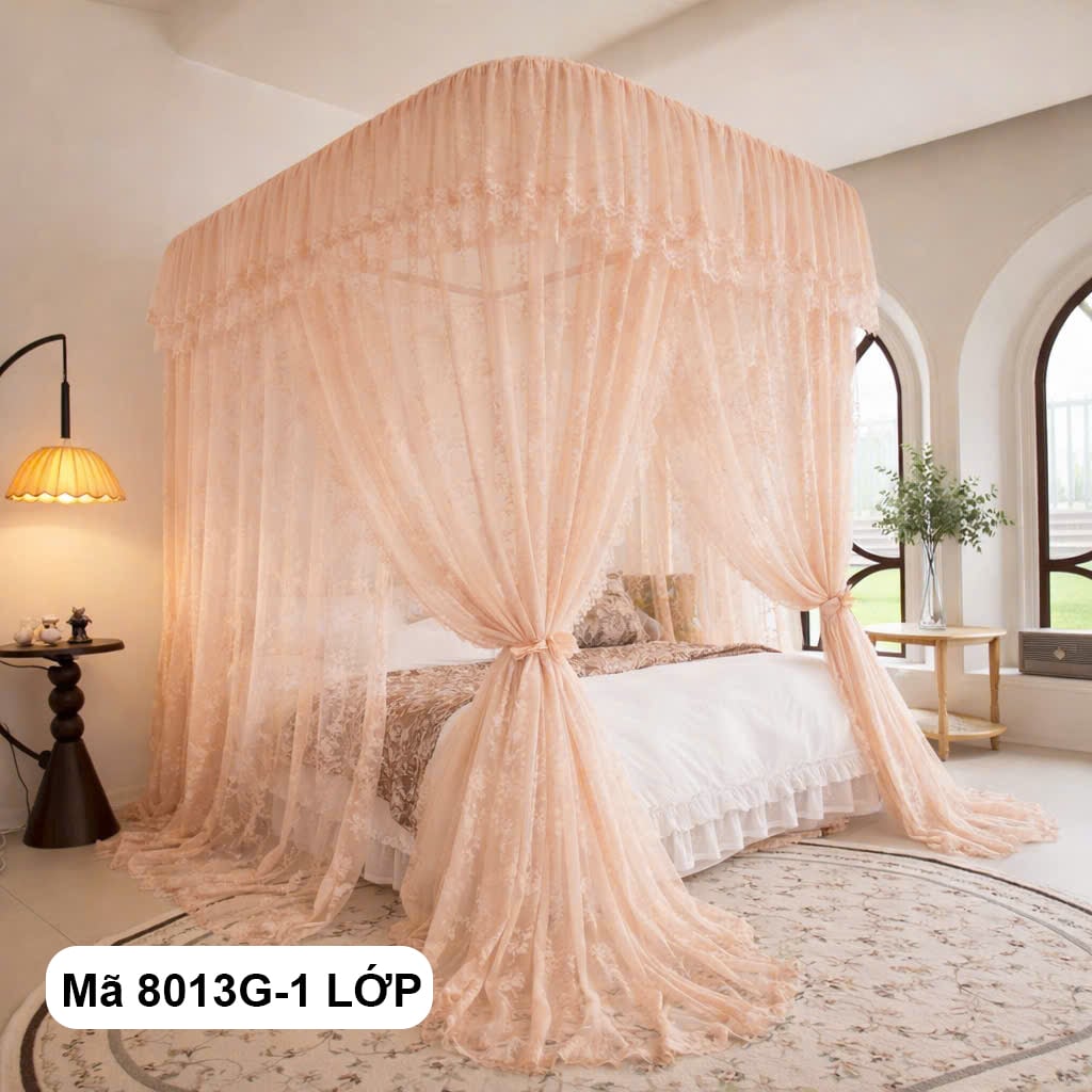 Màn mùng khung  không khoan tường BẢN NÂNG CẤP MỚI 2026 - màn ngủ công chúa,chống muỗi