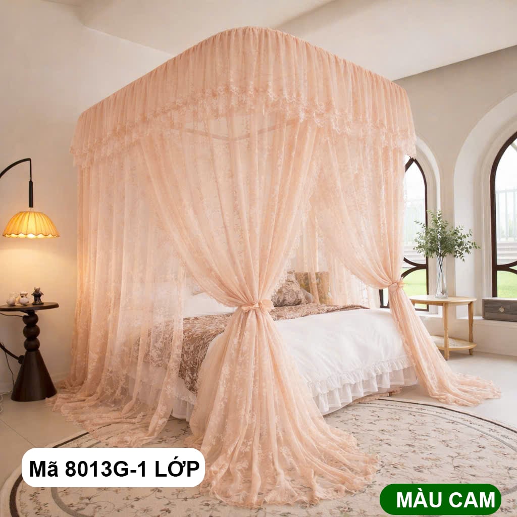 Màn mùng khung  không khoan tường BẢN NÂNG CẤP MỚI 2026 - màn ngủ công chúa,chống muỗi