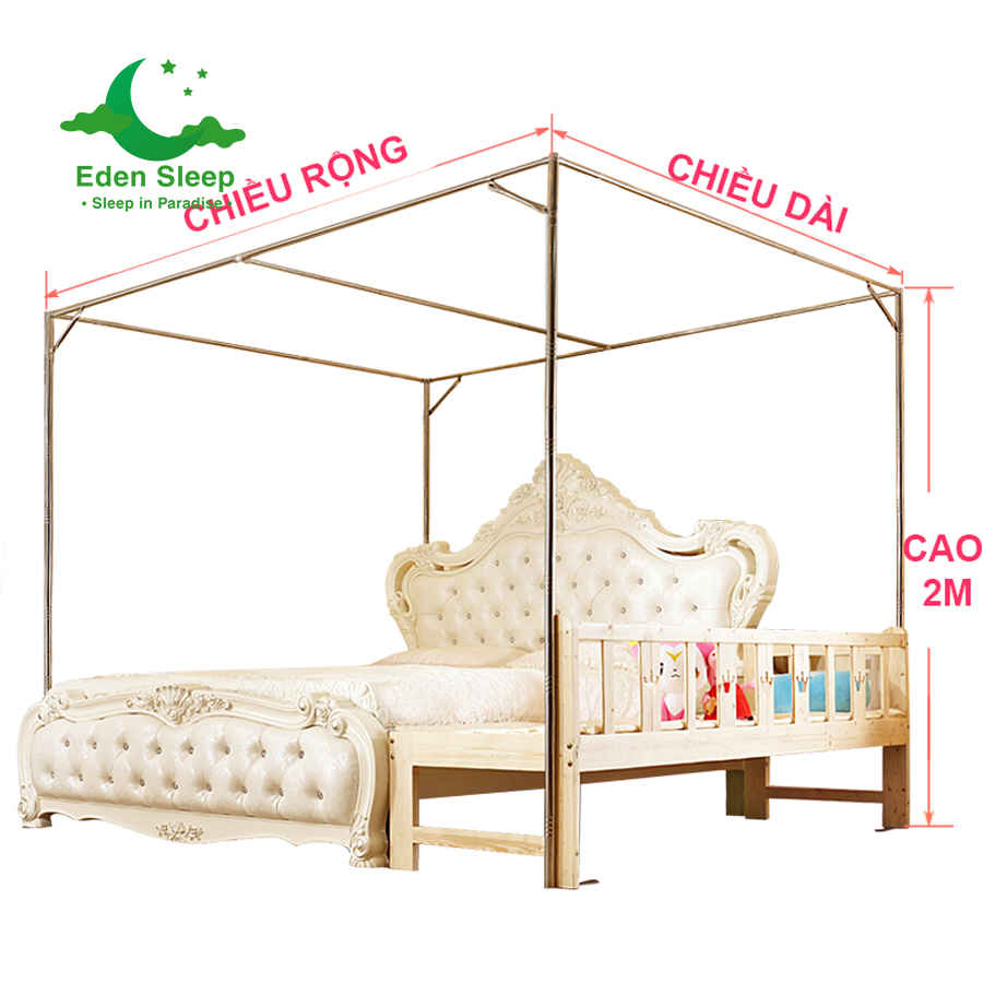 MÙNG MÀN  KHUNG KÍCH THƯỚC NGOẠI CỠ GHÉP GIƯỜNG ĐÔI  - LÀM THEO YÊU CẦU