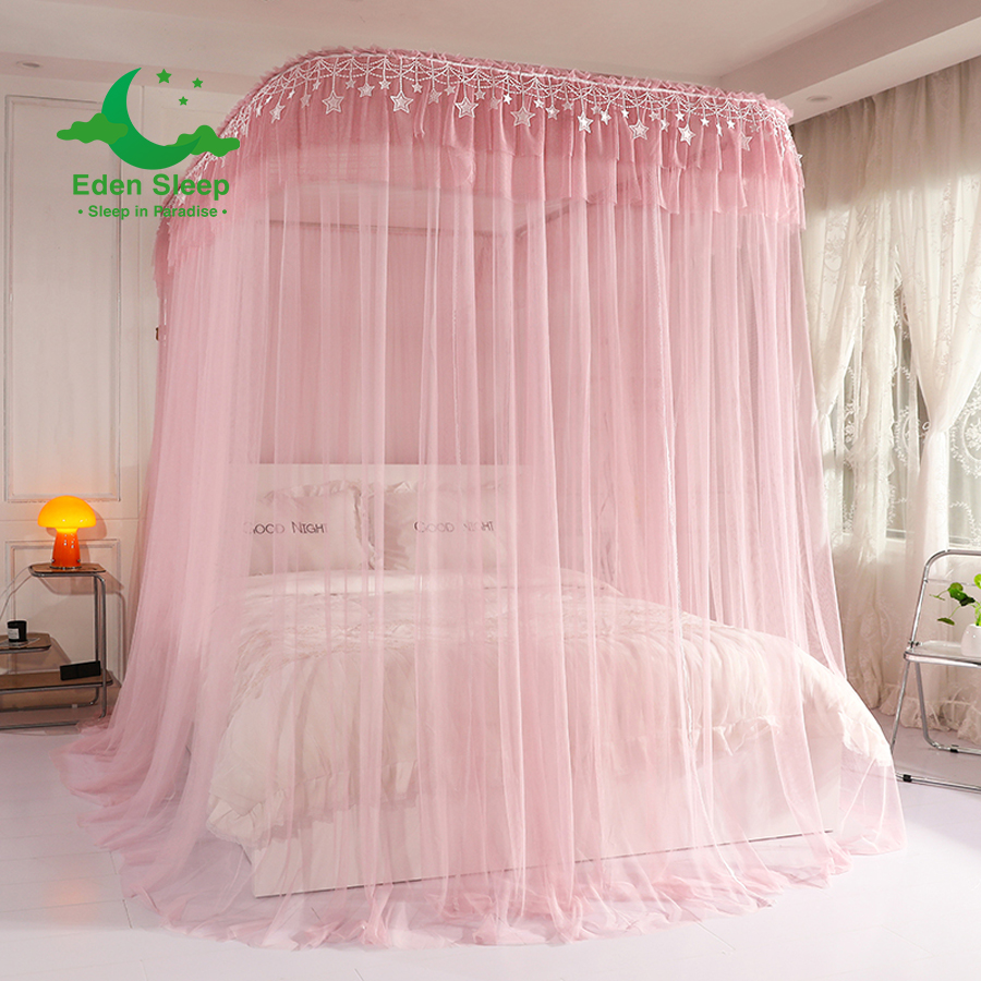 Màn / Mùng nâng hạ chiều cao  khung, thu gọn; 2 cột không khoan tường