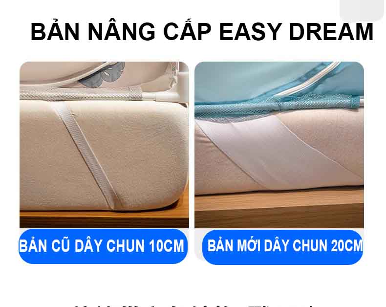 RẺ VÔ ĐỊCH Màn mùng khung vuông chống bé ngã chống muỗi , màn công chúa , mùng ngủ , màn khung không khoan tường