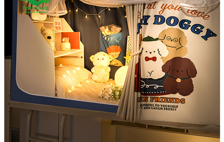 RÈM KÝ TÚC XÁ -  RÈM CHE  GIƯỜNG TẦNG KTX