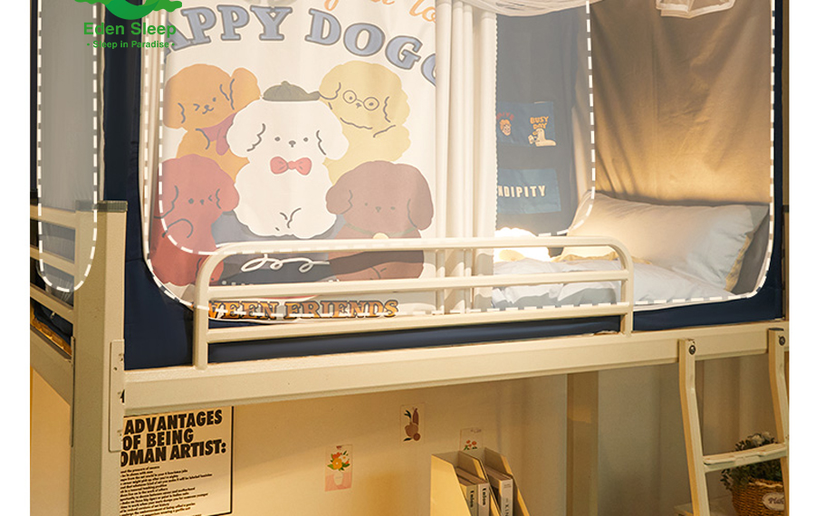 RÈM KÝ TÚC XÁ -  RÈM CHE  GIƯỜNG TẦNG KTX