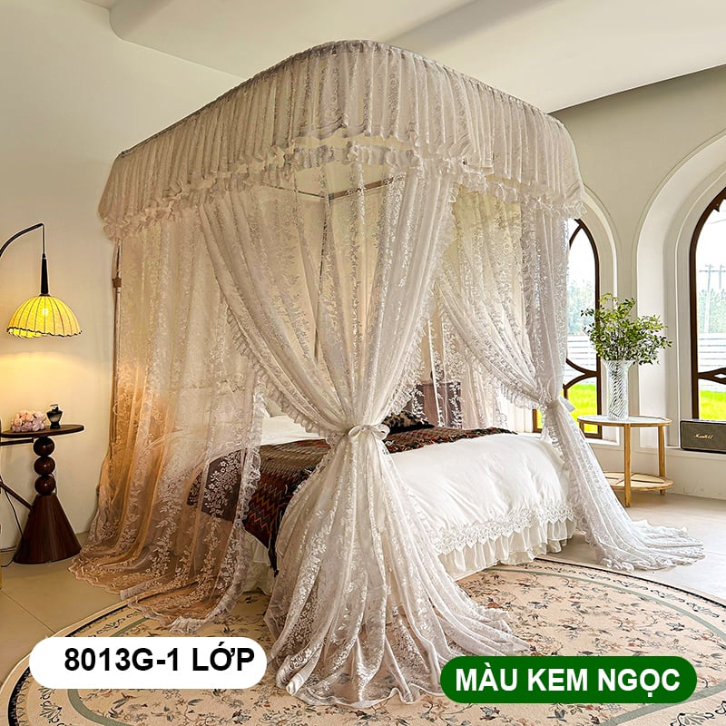 Màn mùng khung  không khoan tường BẢN NÂNG CẤP MỚI 2026 - màn ngủ công chúa,chống muỗi