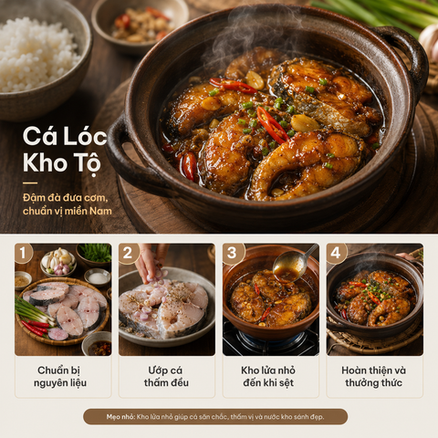 cá lóc kho tộ 
