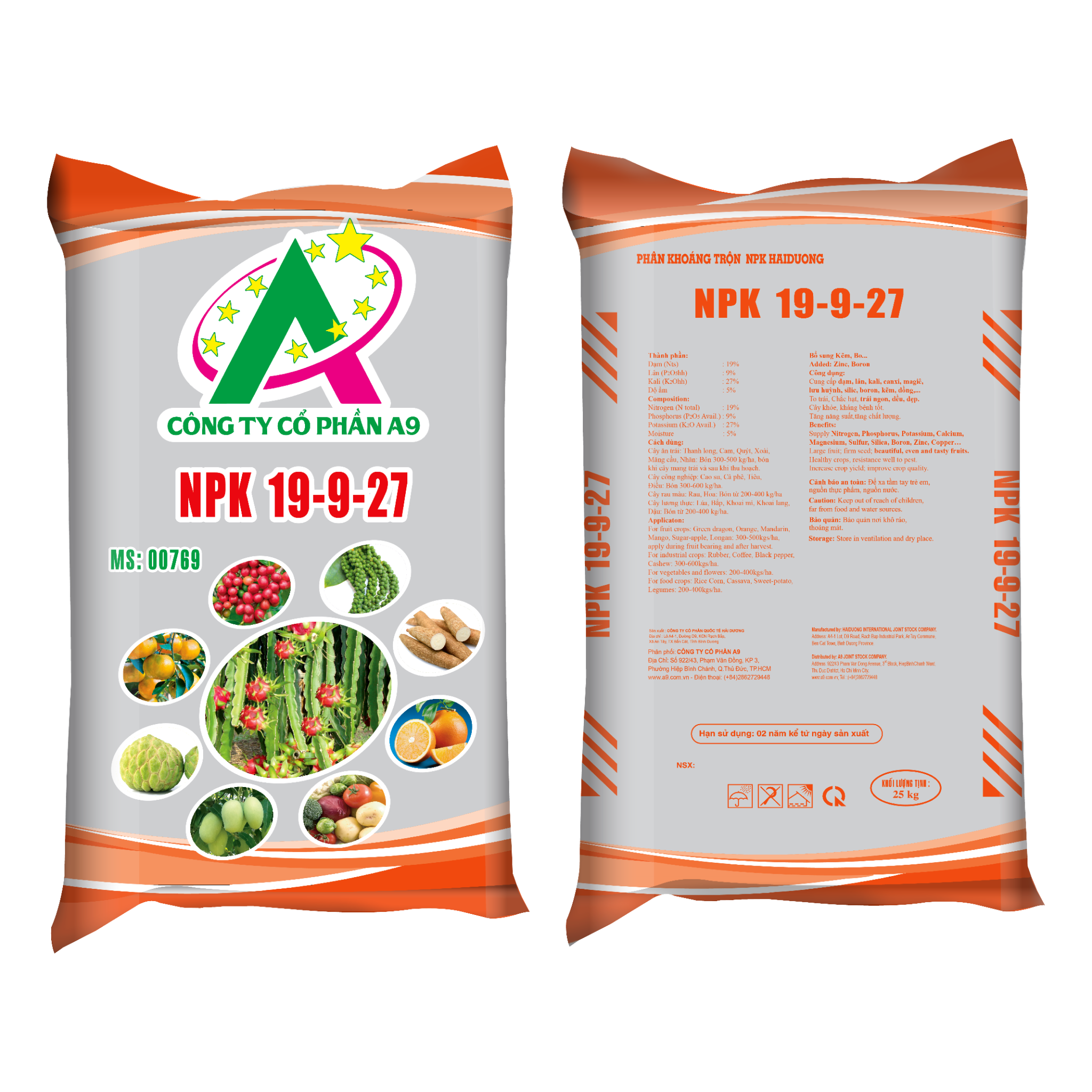  NPK HaiDuong 19-9-27 