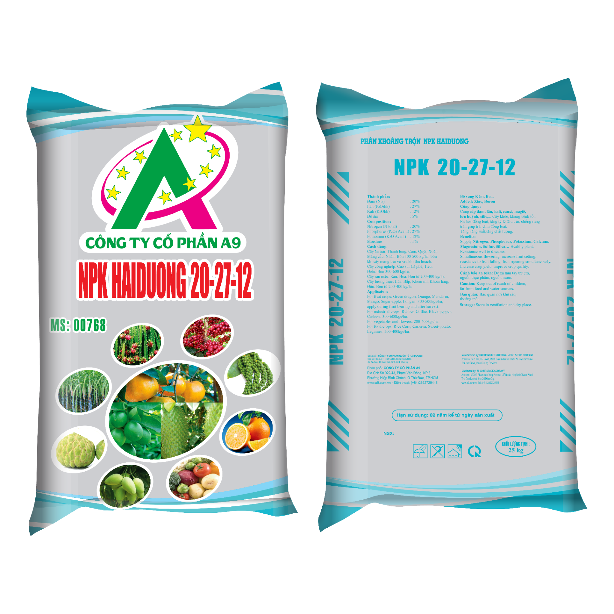  NPK HaiDuong 20-27-12 