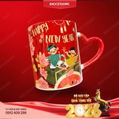 Collection cốc sứ Tết Việt Bát Tràng – Quà tặng Tết in logo ý nghĩa