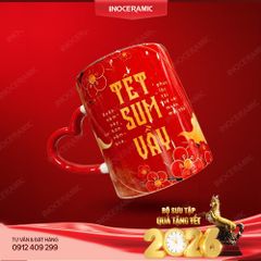 Collection cốc sứ Tết Việt Bát Tràng – Quà tặng Tết in logo ý nghĩa