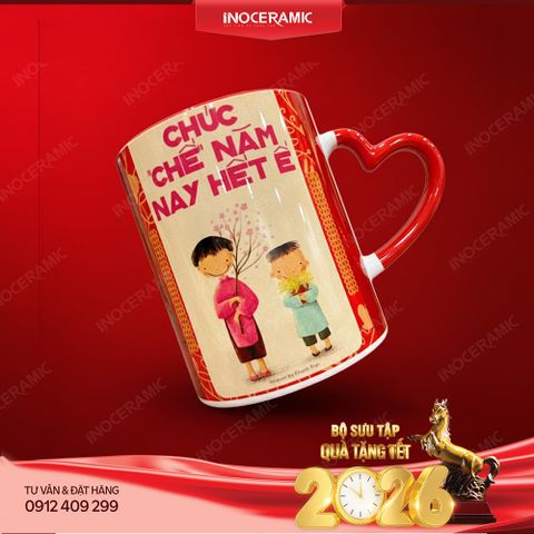 Collection cốc sứ Tết Việt Bát Tràng – Quà tặng Tết in logo ý nghĩa