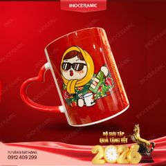 Collection cốc sứ Tết Việt Bát Tràng – Quà tặng Tết in logo ý nghĩa