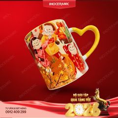 Collection cốc sứ Tết Việt Bát Tràng – Quà tặng Tết in logo ý nghĩa