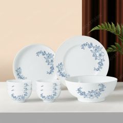 Bộ bát đĩa 9 món men sứ Tuyết Mai - Quà tặng in logo