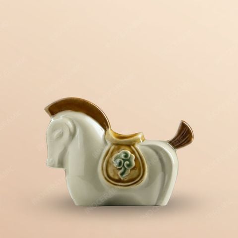 Bộ tượng Tiểu Mã Tấn Bảo Bát Tràng – Tượng ngựa phong thủy may mắn