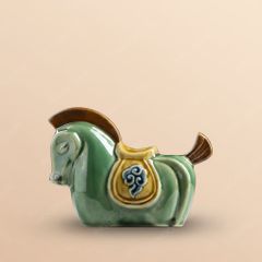 Bộ tượng Tiểu Mã Tấn Bảo Bát Tràng – Tượng ngựa phong thủy may mắn