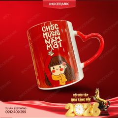 Collection cốc sứ Tết Việt Bát Tràng – Quà tặng Tết in logo ý nghĩa