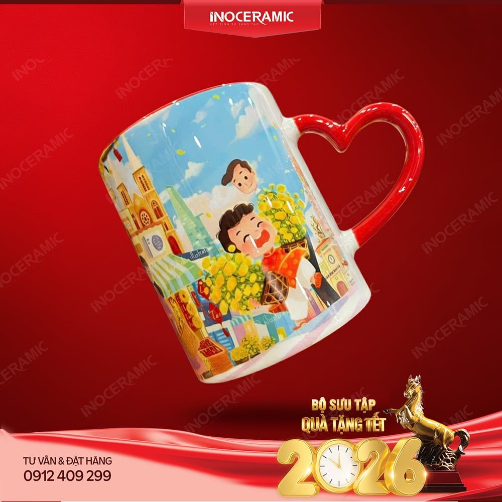 Tuyển tập ly sứ Tết Holiday Bát Tràng – Quà Tết ý nghĩa dành cho doanh nghiệp