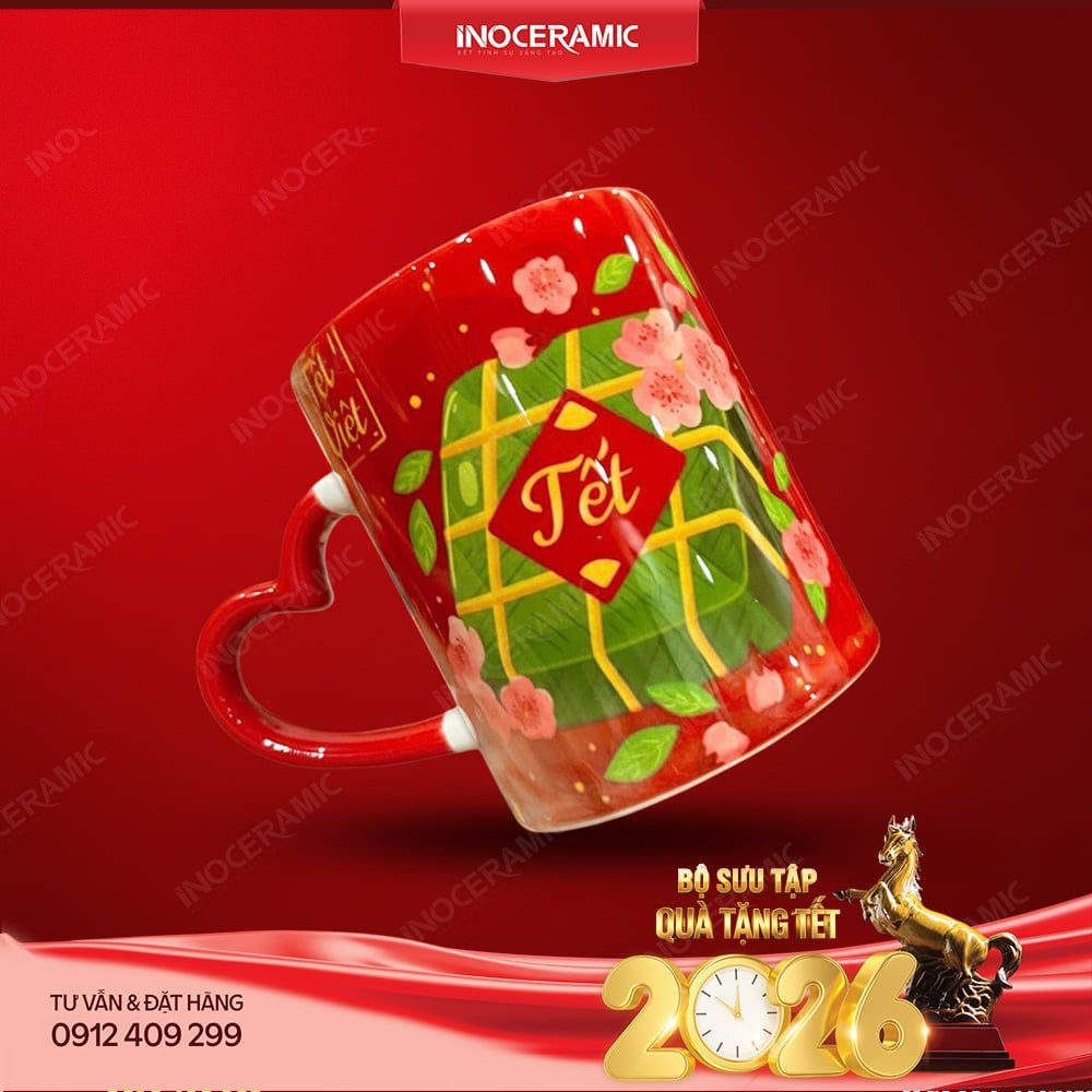 Tuyển tập ly sứ Tết Holiday Bát Tràng – Quà Tết ý nghĩa dành cho doanh nghiệp