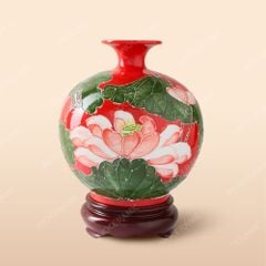 Bình hút lộc Liên Hoa Phú Cát gốm sứ Bát Tràng cao cấp