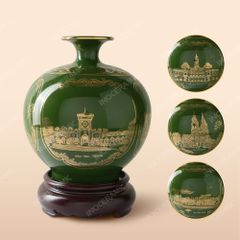 Lọ chiêu tài Tứ cảnh Sài Gòn - Quà tặng doanh nghiệp