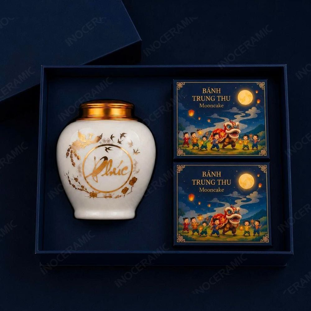 Bộ quà tặng trung thu cho doanh nghiệp - Phúc Trà Viên Mãn