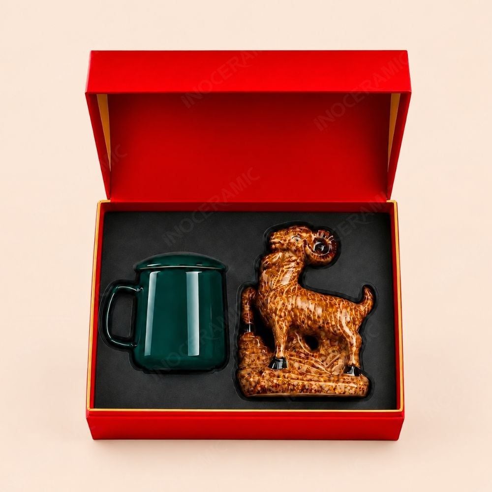 Quà biếu tết sang trọng - giftset Xuân Phú Cát