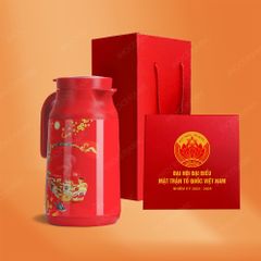 Phích giữ nhiệt to in logo Đại hội Mặt Trận Tổ Quốc