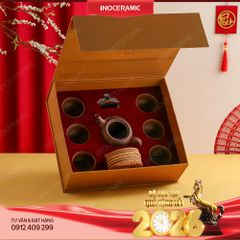 Bộ trà ấm trăng tròn An Thổ Túc – Quà Tết cao cấp, sang trọng & ý nghĩa