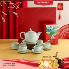 An Ngọc Trà Xuân – Hộp quà tặng Tết gốm sứ cao cấp cho doanh nghiệp 2026