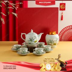 Bộ quà tặng Liên Hoa Cát Tường mang lời chúc An Lành Đầu Xuân