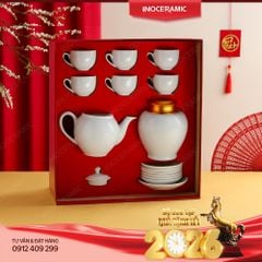 Set Bộ Trà Minh An – Hộp quà tặng thanh khiết và cát lành cho năm mới 2026