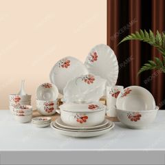BST Hoa Ban bộ bát đĩa tối giản cho nhà hàng khách sạn